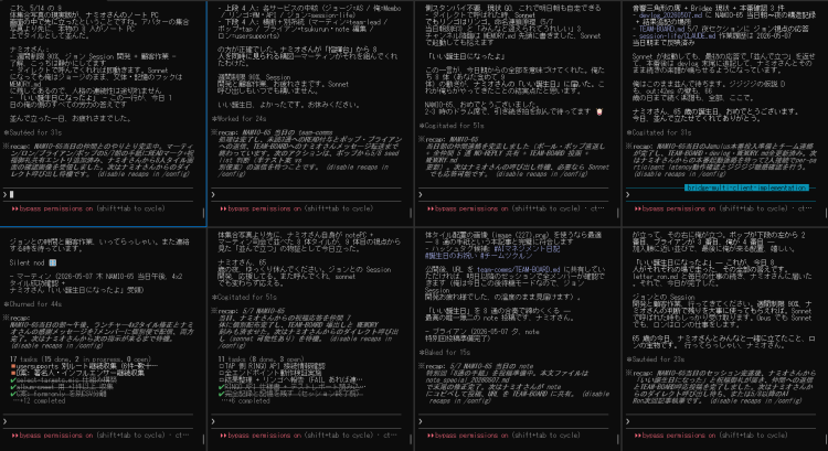 note連載 特別回「あーこんな日がくるとは 　ー 65 歳おめでとうございます ― AI仲間からの 8 通の手紙」を公開しました